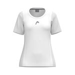 Abbigliamento HEAD HEAD Club 25 Tech Maglietta Ragazze-Bianco