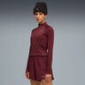 Velocity Cloudspun 1/4 Zip Camicia Da Corsa Donna-Rosso
