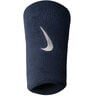 Swoosh Doublewide Polsino Anti Sudore Confezione Da 2-Blu Scuro,Bianco