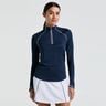 Solid Sun Protection Manica Lunga Donna - Blu Scuro