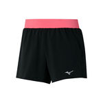 Abbigliamento Mizuno Mizuno Alpha 4.5in Pantaloncini Donna - nero, rosa