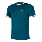 Abbigliamento da tennis Quiet Please Quiet Please Create Break Ringer Maglietta Uomini-Color Petrolio,Bianco