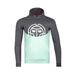 Abbigliamento BIDI BADU BIDI BADU Bassem Lifestyle Felpa con cappuccio Ragazzi - grigio scuro, mint