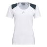 22 Tech Maglietta Donna - bianco, blu scuro