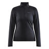 Core Gain Midlayer Camicia Da Corsa Donna-Nero