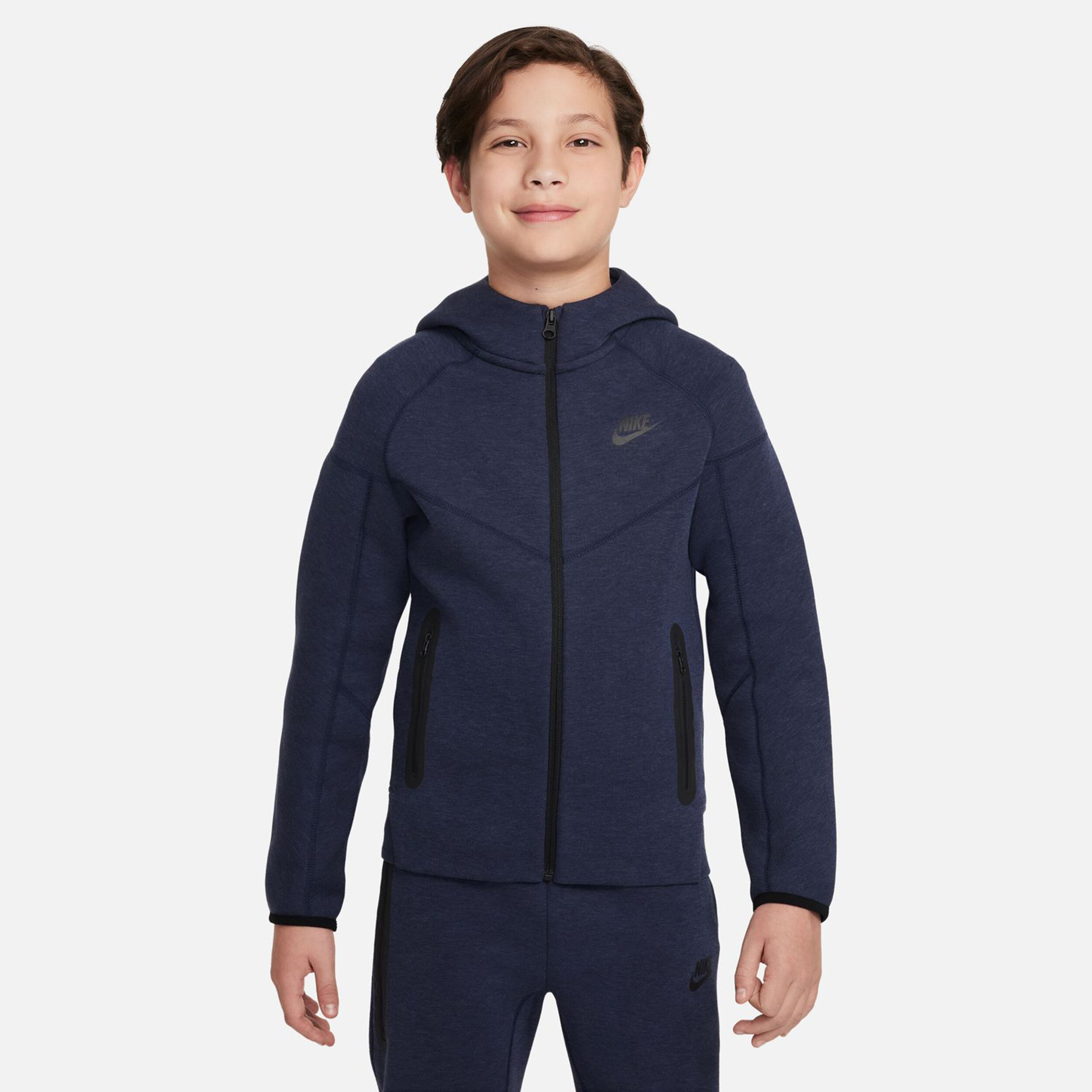 Buy Nike Tech Fleece Full Zip Felpa Ragazzi Blu Scuro online Tennis Point IT