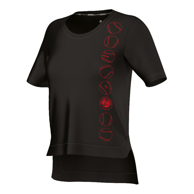 Roland Garros Y 3 Event Maglietta Donna Nero