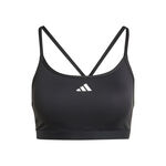 Abbigliamento adidas adidas Aeroreact Training 3Stripes Reggiseni sportivi Donna - nero