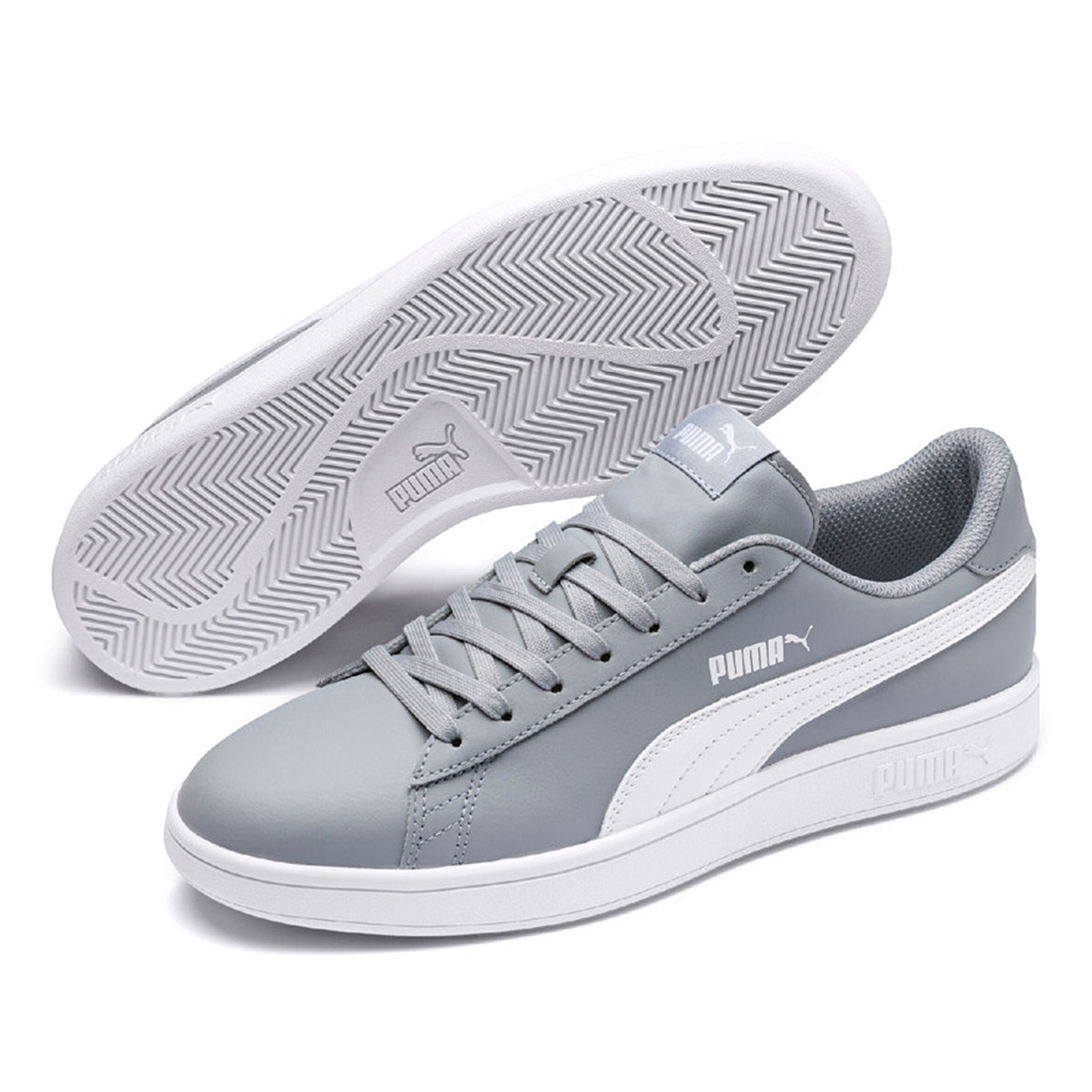 Buy Puma Smash V2 L Scarpa Per Il Tempo Libero Uomini Grigio Bianco online Tennis Point IT
