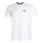 Abbigliamento Fila Fila Logo Small Maglietta Uomini-Bianco
