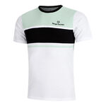 Abbigliamento Sergio Tacchini Sergio Tacchini Arpa Maglietta Uomini - bianco, verde chiaro