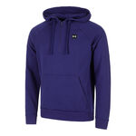 Abbigliamento Under Armour Under Armour UA Rival Fleece 1/2 Zip Felpa Con Cappuccio Uomini-Blu Scuro