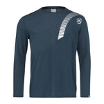 Abbigliamento HEAD HEAD Club 22 Cliff Manica Lunga Uomini-Blu Scuro