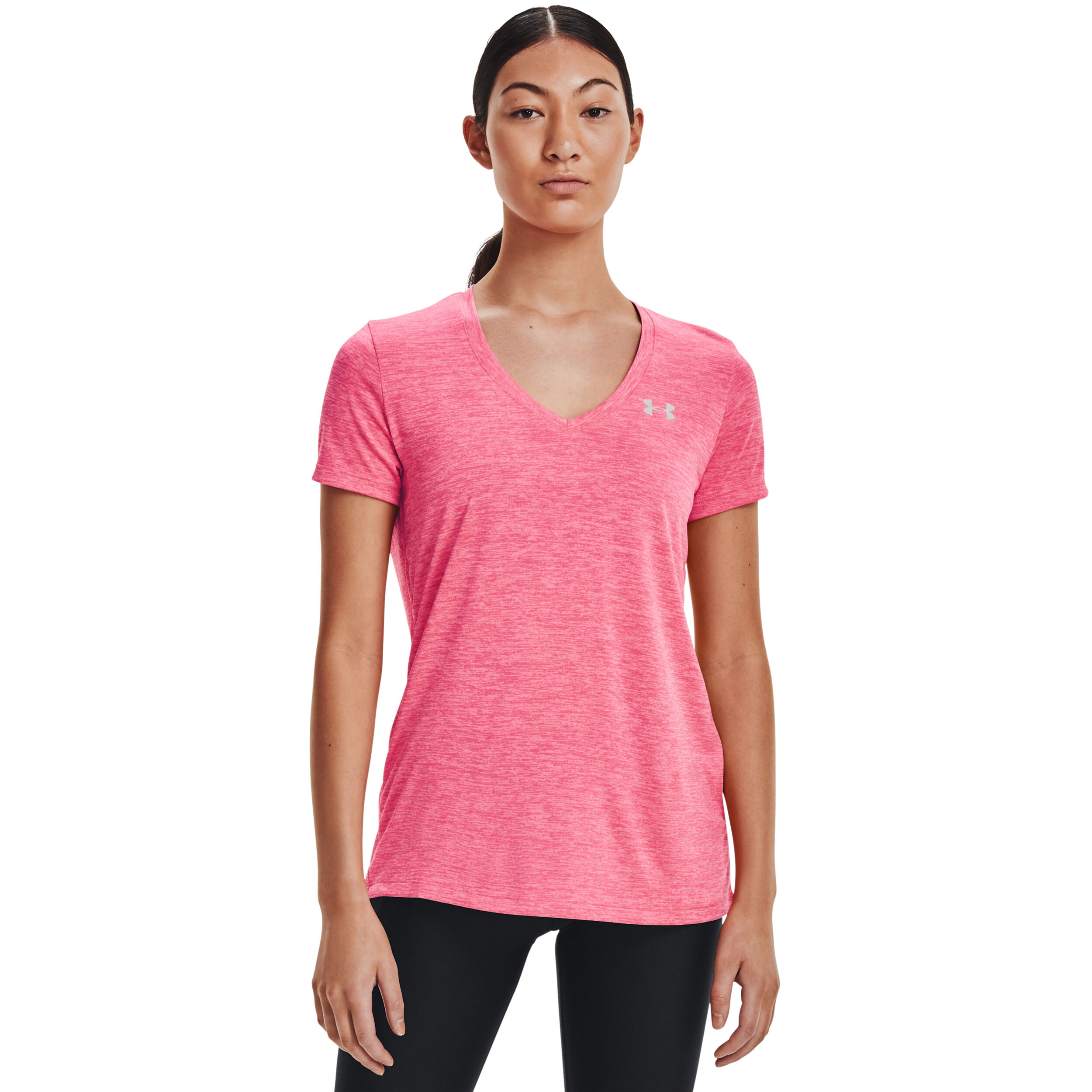 Magliette under armour donna argento sale