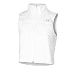 Abbigliamento Under Armour Under Armour Storm Session Run Gilet Da Corsa Donna-Bianco