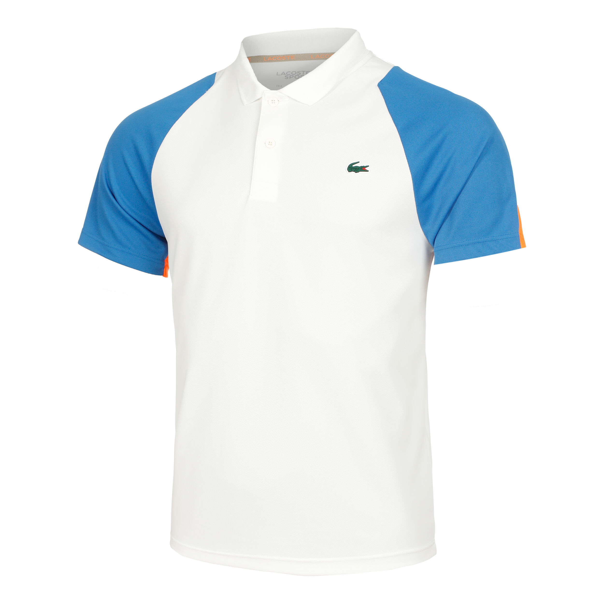 Buy Lacoste Polo Uomini Bianco Blu online Tennis Point IT