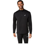 Abbigliamento ASICS ASICS Core Winter 1/2 Zip Camicia Da Corsa Uomini-Nero