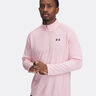Tech Textured 1/2 Zip-GRY Long-Sleeves