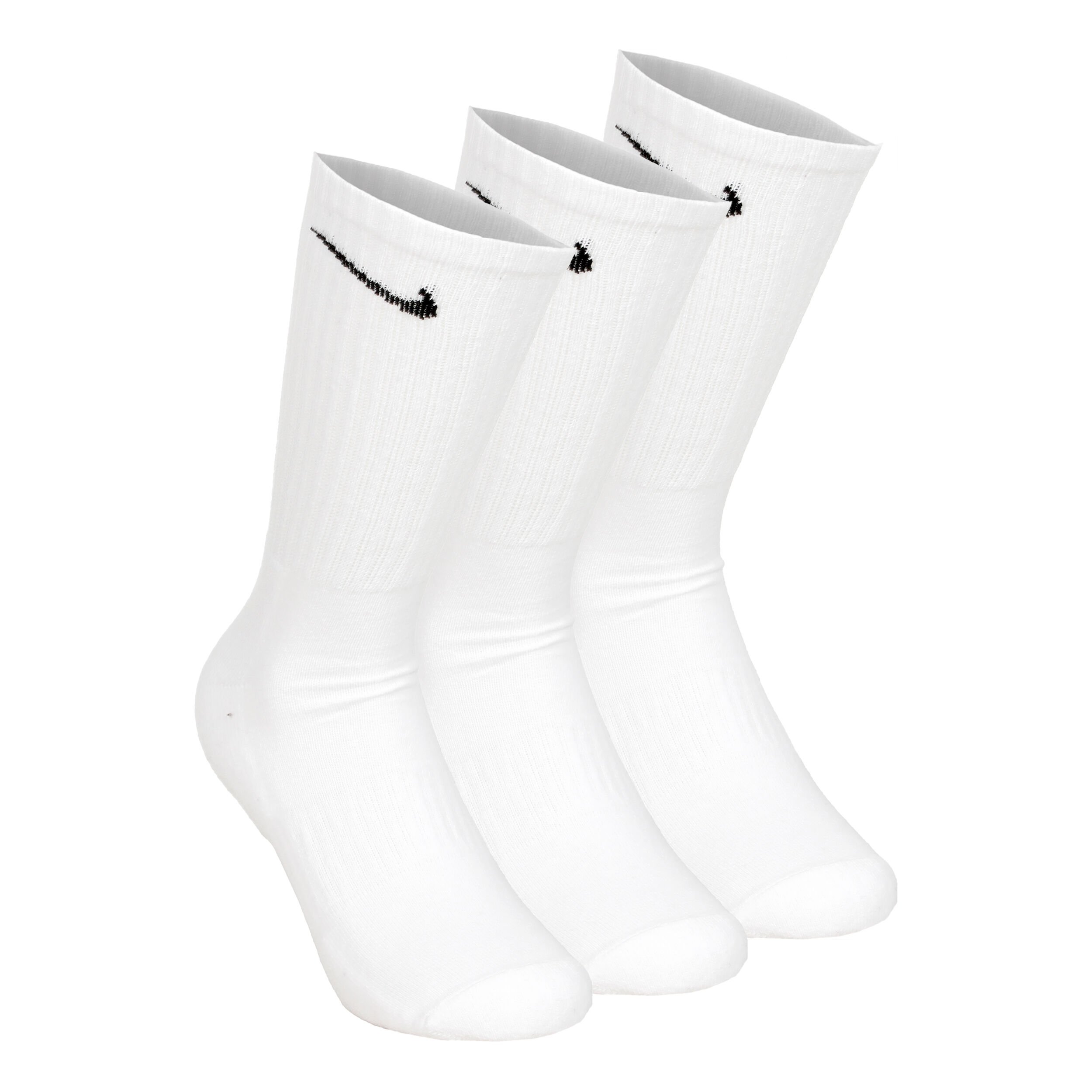 Buy Nike Everyday Cush Crew Calzini Sportivi Confezione Da 3 Bianco Nero online Tennis Point IT