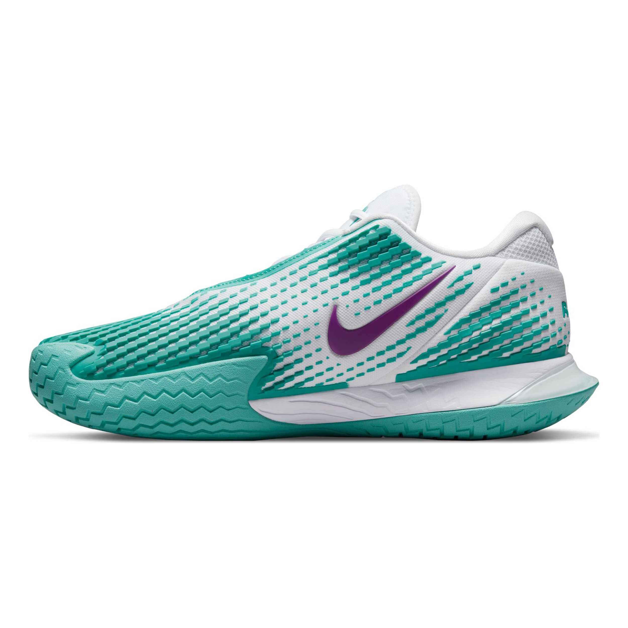 Rafael Nadal Court Vapor Zoom Cage 4 Scarpa Per Tutte Le Superfici Uomini Bianco Verde
