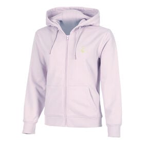 Immagine di Mind Taped Zip Felpa Donna-Lilla,Verde Neon