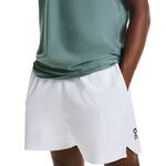 Abbigliamento da tennis On On 5in Court Pantaloncini Uomini-bianco