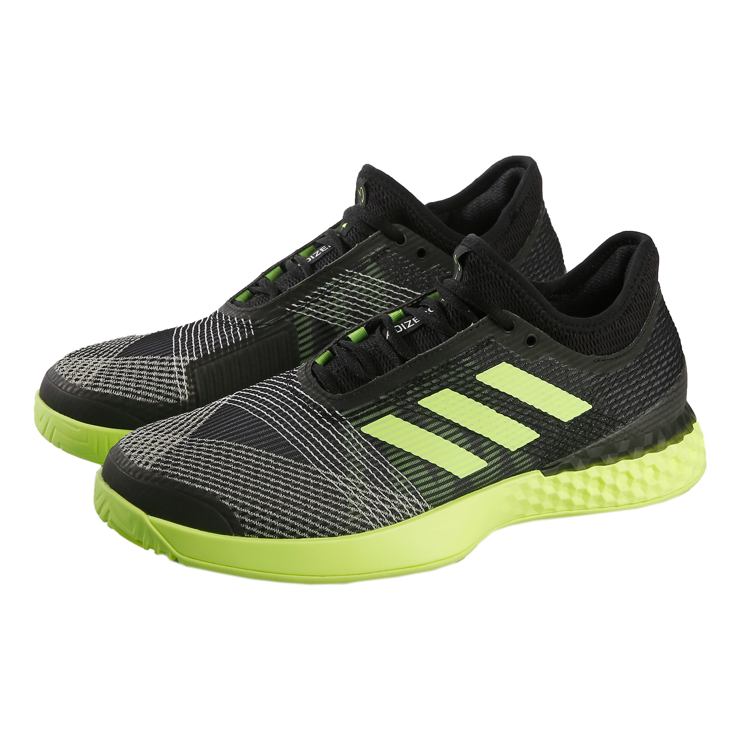 Adizero Ubersonic 3 Scarpa Per Tutte Le Superfici Edizione Speciale Uomini Nero Giallo Limone