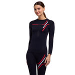Abbigliamento Falke Falke Warm  130 Years Camicia da corsa Donna - nero, 