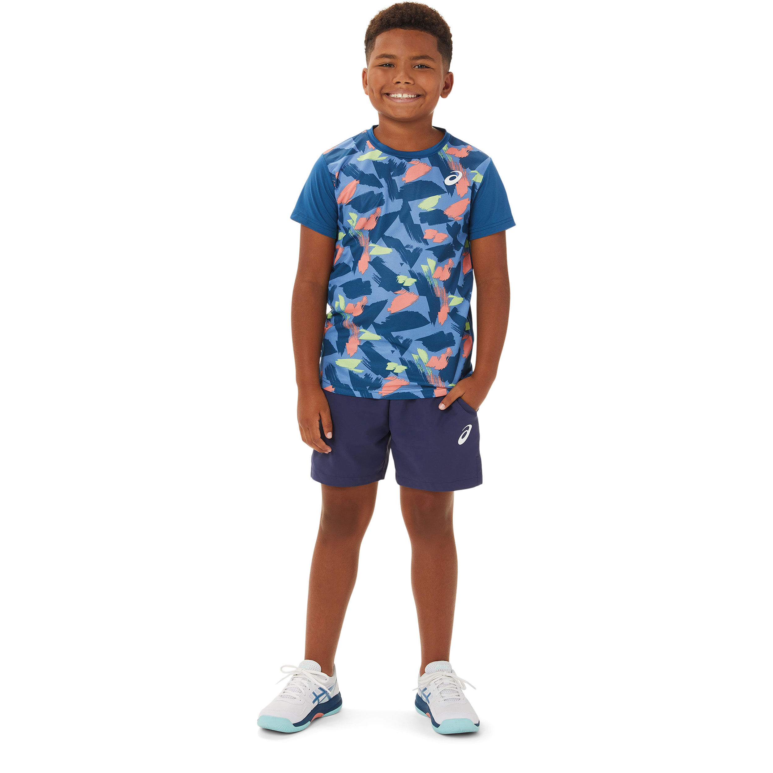 Buy ASICS Pantaloncini Ragazzi Blu Scuro online Tennis Point IT