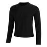 Court Dri-Fit Advantage Manica Lunga Donna-Nero,Nero
