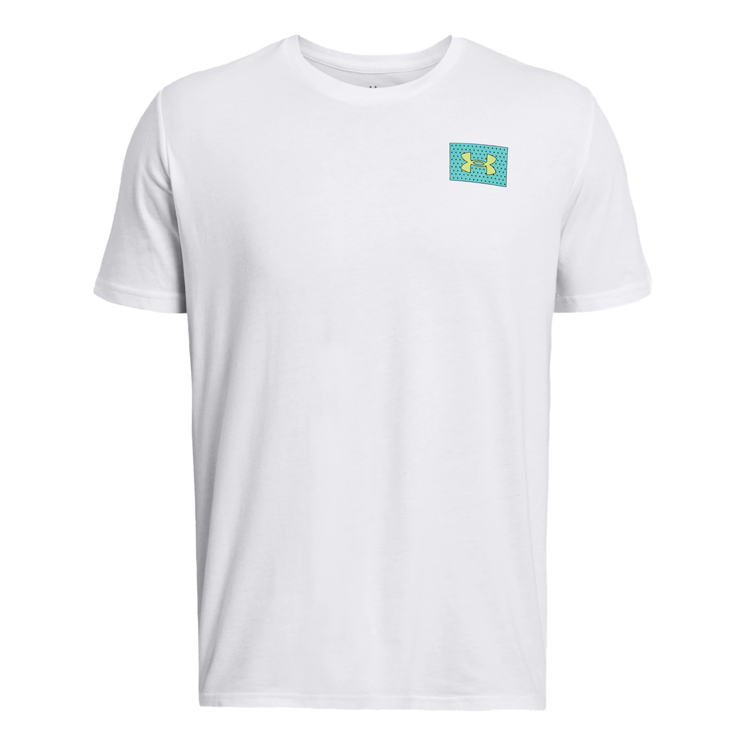 Buy Under Armour Color Block Logo LC Maglietta Uomini Bianco online Tennis Point IT