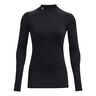 Coldgear Authentics Mockneck Manica Lunga Donna-Nero