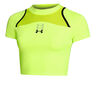 Run Anywhere Crop Camicia Da Corsa Donna-Verde,Nero