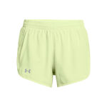 Abbigliamento Under Armour Under Armour Fly By 3in Pantaloncini Da Corsa Donna-Verde