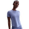Swift Tee Camicia da corsa Donna-grigio-blu, argento