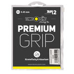 Overgrip Tennis-Point Premium Grip weiß 12er