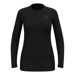Abbigliamento Odlo Odlo Merino 160Crew Manica Lunga Donna-Nero