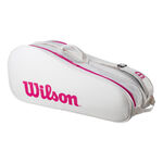 Wilson Wilson Tour Advantage Borsa per racchetta Da 6 - bianco