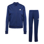 Abbigliamento da tennis adidas adidas 3 Stripes Tuta Da Allenamento Donna-Blu Scuro