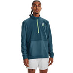 Abbigliamento Under Armour Under Armour Run Anywhere Manica Lunga Uomini-Blu,Verde