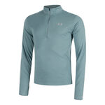 Abbigliamento Under Armour Under Armour Launch Quarter-Zip Camicia da corsa Uomini - grigio-blu, 