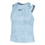 Abbigliamento Nike Nike Dri-Fit Slam Canottiera Donna-Blu Chiaro
