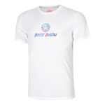 Abbigliamento BIDI BADU BIDI BADU Logo Chill Maglietta Uomini-bianco