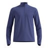 Essential Thermal Midlayer 1/2 Zip Camicia da corsa Uomini - blu, 