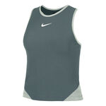 Abbigliamento Nike Nike Dri-Fit Court Slam Canottiera Donna-Verde Scuro