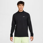 Abbigliamento Nike Nike Stride Half-Zip Camicia da corsa Uomini - nero, argento