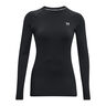 Authentics Crew Manica Lunga Donna-Nero