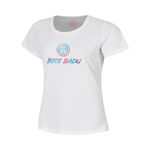 Abbigliamento da tennis BIDI BADU BIDI BADU Logo Chill Maglietta Bambini - bianco, 