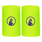 Abbigliamento da tennis Quiet Please Quiet Please Long Polsino Anti Sudore Confezione Da 2-Verde Neon,Blu Scuro