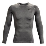 Abbigliamento Under Armour Under Armour Heatgear Comp Manica Lunga Uomini-Antracite,Nero